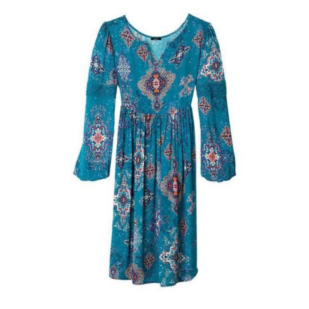 Printed Dreams Boho Dress